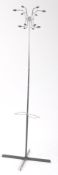 HAGO - MID CENTURY CHROME ATOMIC COAT / HAT STAND