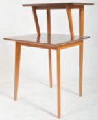 PETER HAYWARD FOR VANSON - MID CENTURY TWO TIER SIDE TABLE
