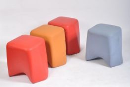 FOUR BOSS DESIGN GROUP 'HOOT' MODULAR RECEPTION SEATS STOOLS