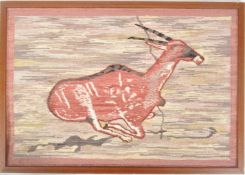 LARGE 20TH CENTURY SOUTH AFRICAN TOURIST WALL HANGING