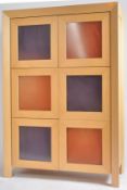 SKOVBY - DANISH - VINTAGE EARLY 2000S LIGHT OAK TALL CABINET