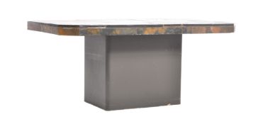 ATTRIBUTED TO PAUL KINGMA - TABLEAUX - SLATE COFFEE TABLE