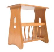 ERCOL FURNITURE -WINDSOR RANGE BLOND ELM MAGAZINE TABLE