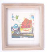 CHLOE CHEESE - 'TOMATOES ON THE BAR' - LITHOGRAPH ON PAPER PRINT