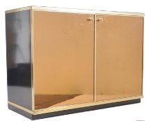 RENATO ZEVI X METAL CRAFT - MID 20TH CENTURY MIRRORED CUPBOARD