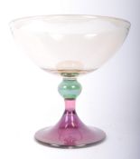 .JOZENFINA KROSNO - VINTAGE STUDIO ART GLASS BONBON DISH