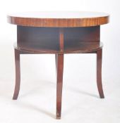 RETRO MID 20TH CENTURY WALNUT VENEERED LOW OCCASIONAL TABLE