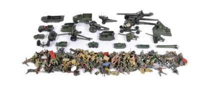 COLLECTION OF VINTAGE MILITARY DIECAST & MODEL FIGURES