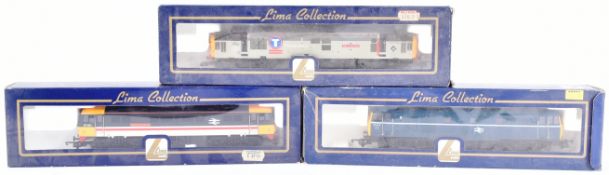 THREE LIMA OO GAUGE MODEL RAILWAY DIESEL TRAINSET LOCOMOTIVE