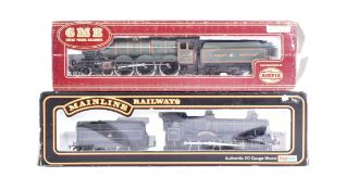 TWO OO GAUGE MODEL RAILWAY TRAINSET STEAM LOCOMOTIVE ENGINES
