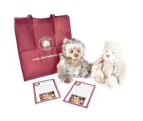 CHARLIE BEARS - X2 LIMITED EDITION CHARLIE BEARS ' BUMBLE BEE ' & ' PORRIAGE '