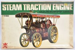 VINTAGE BANDAI PLASTIC MODEL KIT OF STEAM ENGINE INTEREST 1/16 SCALE