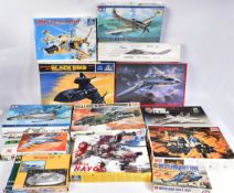 COLLECTION OF VINTAGE PLASTIC MODEL KITS OF AIRCRAFT AVIATION INTEREST