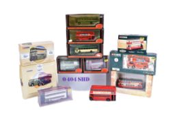 COLLECTION OF ASSORTED DIECAST MODEL BUSES FROM VARIOUS MAKERS