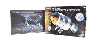 TWO VINTAGE PLASTIC MODEL KITS OF SPACE INTEREST