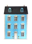 DOLLS HOUSE - HAND BUILT 3 STOREY WOODEN DOLLS HOUSE