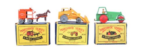 MOKO LESNEY - X3 MATCHBOX DIECAST MODELS