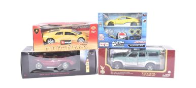 DIECAST - X4 LARGE SCALE DIECAST MODEL CARS