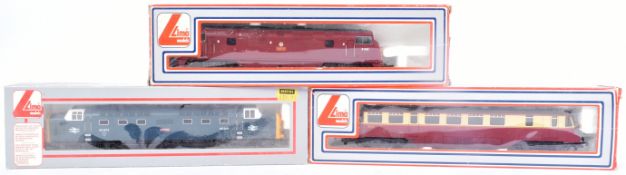 THREE LIMA OO GAUGE MODEL RAILWAY DIESEL LOCOMOTIVES