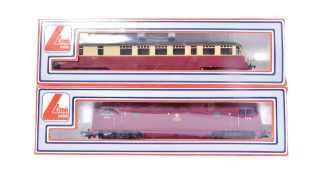 TWO LIMA OO GAUGE MODEL RAILWAY DIESEL TRAINSET LOCOMOTIVE