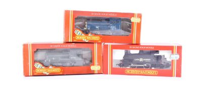 THREE VINTAGE HORNBY OO GAUGE MODEL RAILWAY TRAINSET LOCOMOTIVE