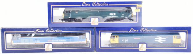 MODEL RAILWAY - X3 LIMA OO GAUGE MODEL RAILWAY LOCOMOTIVES