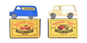 DIECAST - X2 VINTAGE MOKO LESNEY DIECAST MODELS