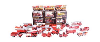 DIECAST - COLLECTION OF FIRE ENGINE INTEREST DIECAST MODELS