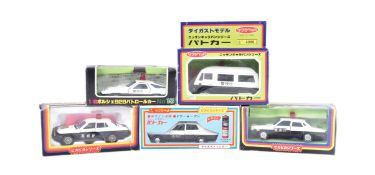 DIECAST - ASSORTED JAPANESE DIECAST MODEL POLICE CARS