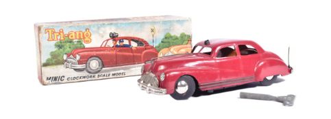TRIANG MINIC - VINTAGE CLOCKWORK MODEL POLICE CAR