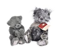 CHARLIE BEARS - TWO ORIGINAL CHARLIE BEARS - CARLO & BAILEY