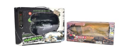 TWO VINTAGE RADIO CONTROLLED MODEL TANKS