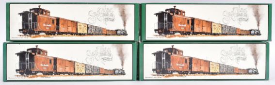 FOUR SAN JUAN CAR CO PLASTIC MODEL TRAIN KITS