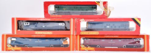FIVE VINTAGE HORNBY OO GAUGE MODEL RAILWAY TRAINSET LOCOMOTIVE
