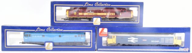 MODEL RAILWAY - X3 LIMA OO GAUGE MODEL RAILWAY LOCOMOTIVES