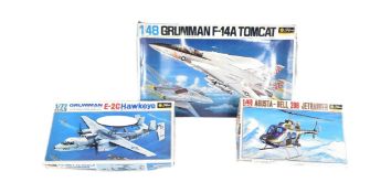 THREE FUJIMI AIRCRAFT PLANE AND HELICOPTER MODEL KITS