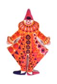 VINTAGE SOFT TOY CLOWN DOLL