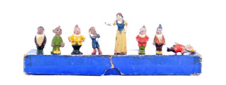 LEAD FIGURES - BRITAINS SNOW WHITE & THE SEVEN DWARFS