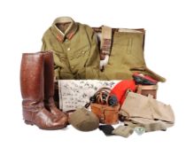 WWII JAPANESE OFFICERS PERSONAL EFFECTS - 1ST IMPERIAL GUARD