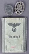 WWII SECOND WORLD WAR GERMAN WEHRPASS & MEDALS