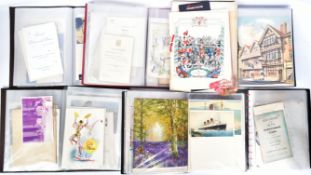 LARGE COLLECTION OF VINTAGE SHIPPING LINE MENUS