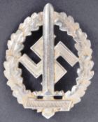 WWII SECOND WORLD WAR GERMAN DISABLED VETERANS SILVER SPORTS BADGE