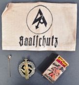 WWII SECOND WORLD WAR GERMAN SA OFFICERS ITEMS