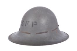 WWII SECOND WORLD WAR BRITISH HOME FRONT S.F.P ZUCKERMAN HELMET