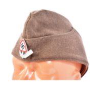 WWII SECOND WORLD WAR GERMAN LABOUR SERVICE OFFICER SIDE CAP