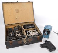 1940S PATHEMATIC 9.5MM CAMERA WITH ACCESSORIES & CARRY CASE