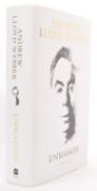 ANDREW LLOYD WEBBER UNMASKED SIGNED 2018 FIRST EDITION