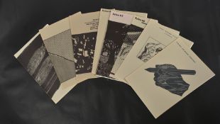 XYLON - COLLECTION OF 8 FOLIOS OF MID CENTURY WOODCUT PRINTS