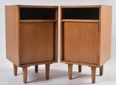 JOHN & SYLVIA REID FOR STAG - PAIR OF MID CENTURY BEDSIDES