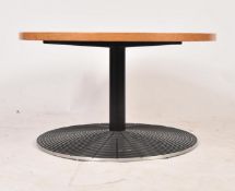 TECNO MILANO - MID CENTURY ITALIAN OAK TOP LOW COFFEE TABLE